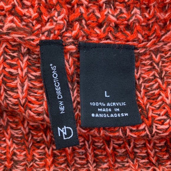 New Directions Open Front Knit Cardigan Size L - Picture 4 of 5